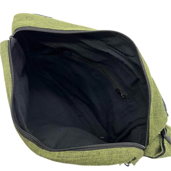 Multi pocket Cotton Embroidered Laptop Messenger Bag - Picture 15 of 15